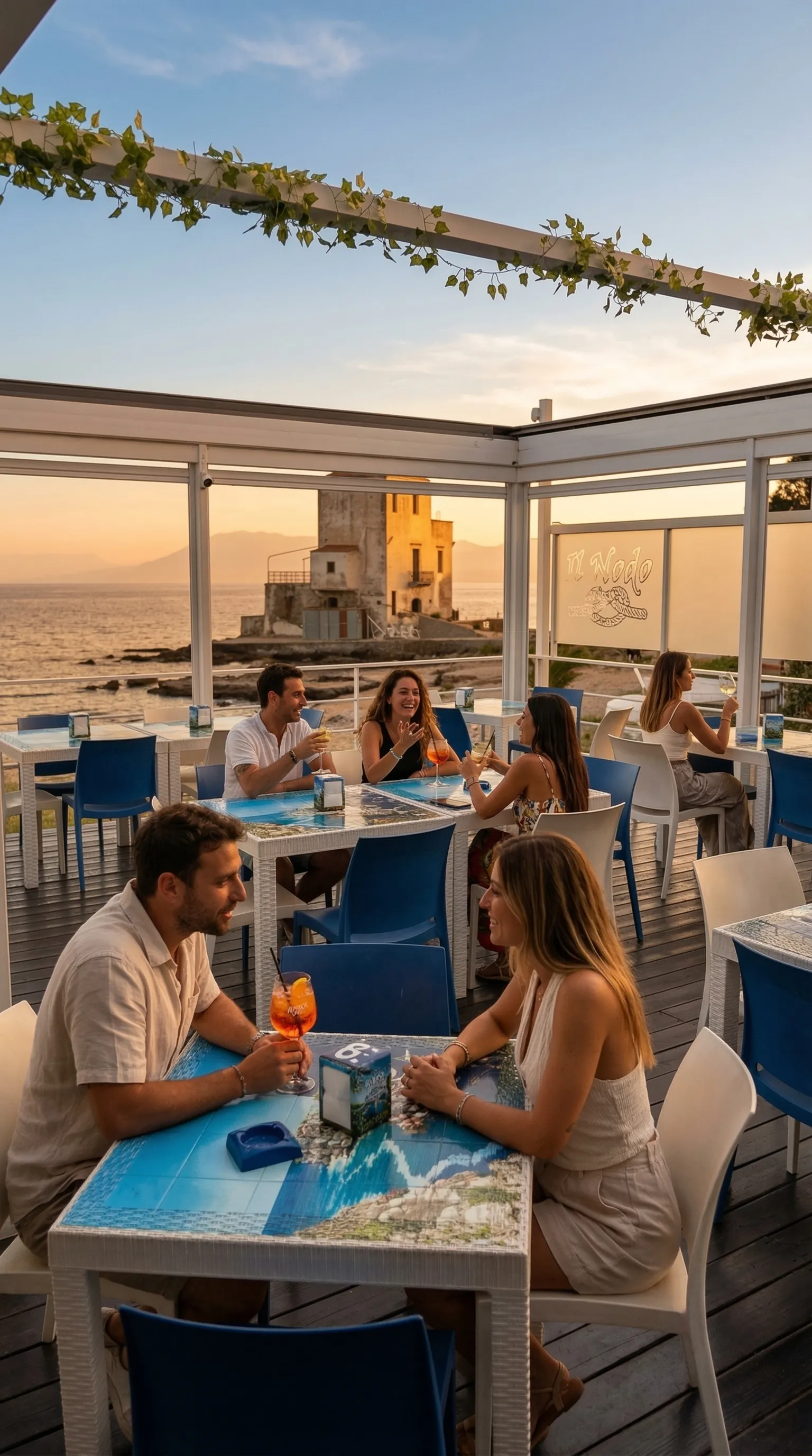 Tramonto spettacolare a Sant'Elia