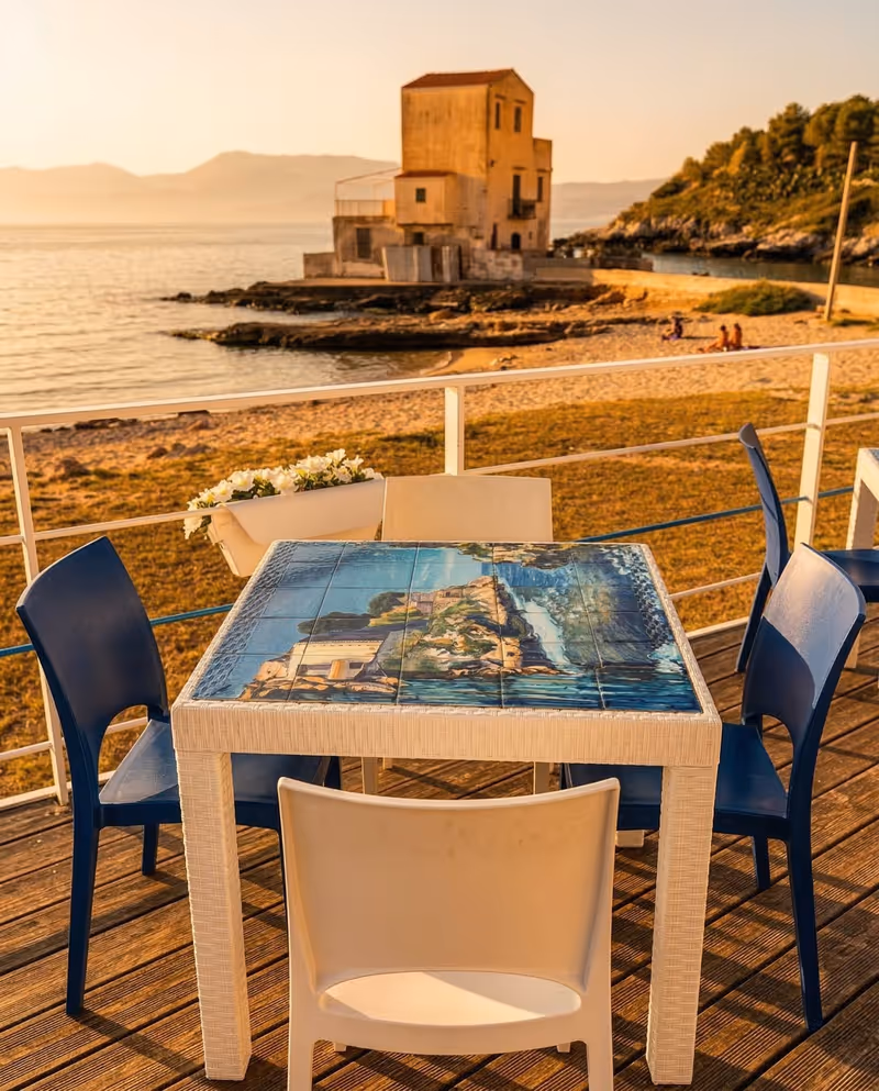 Atmosfera rilassata de Il Nodo 2.0 con vista mare